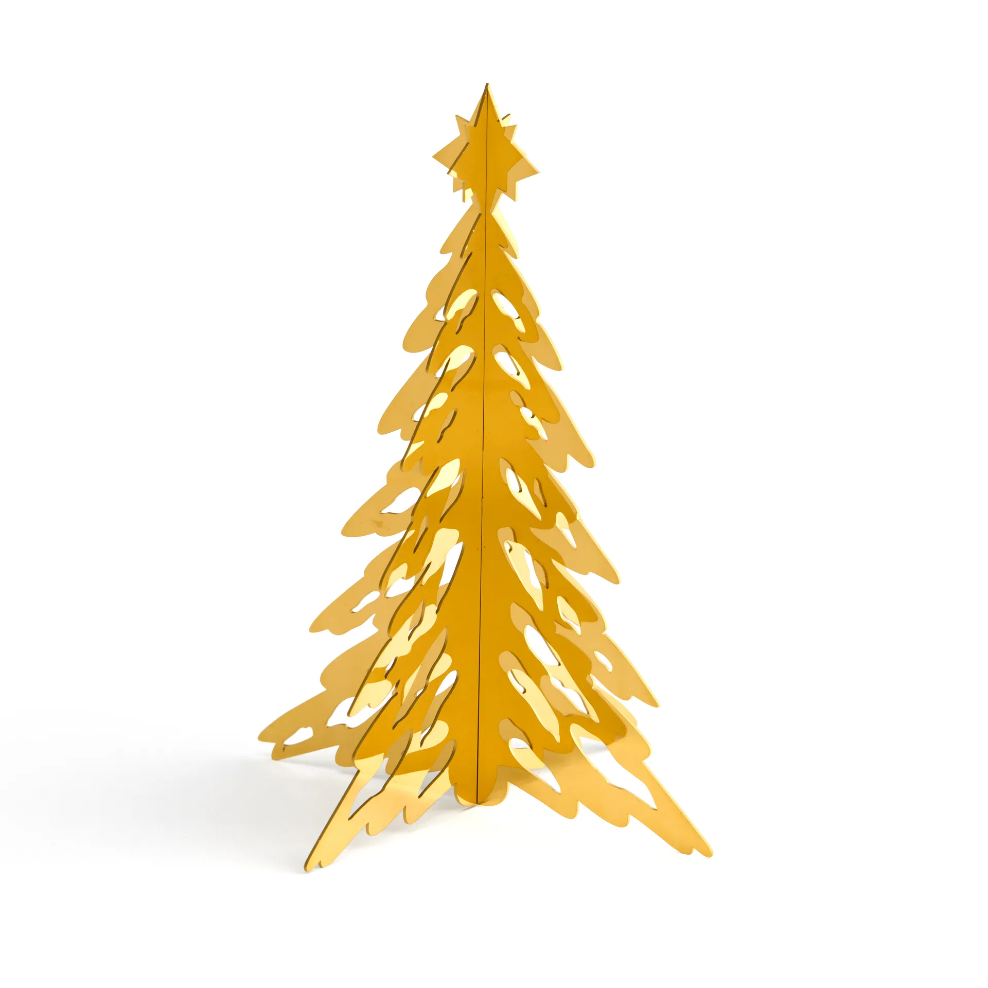 Pinetree dekorationsgran 15 cm, Brass Cooee Design