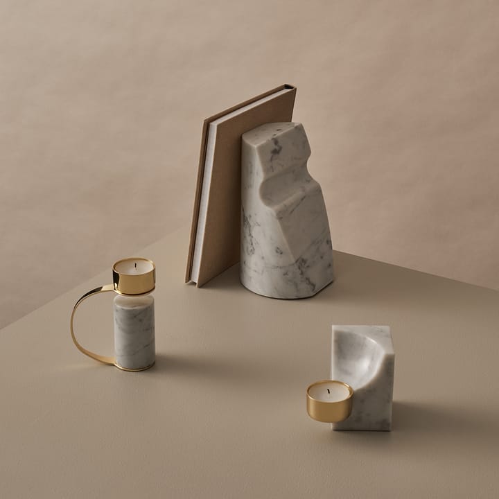 Quarter värmeljusstake, Carrara Cooee Design