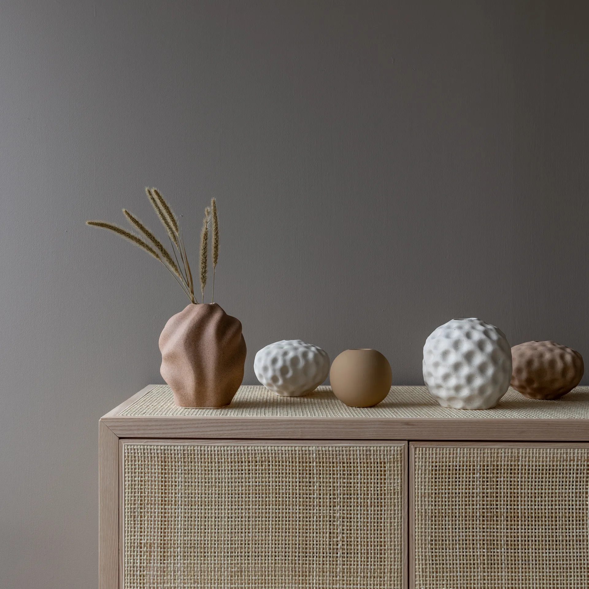 Seedpod vas 10 cm, Walnut Cooee Design