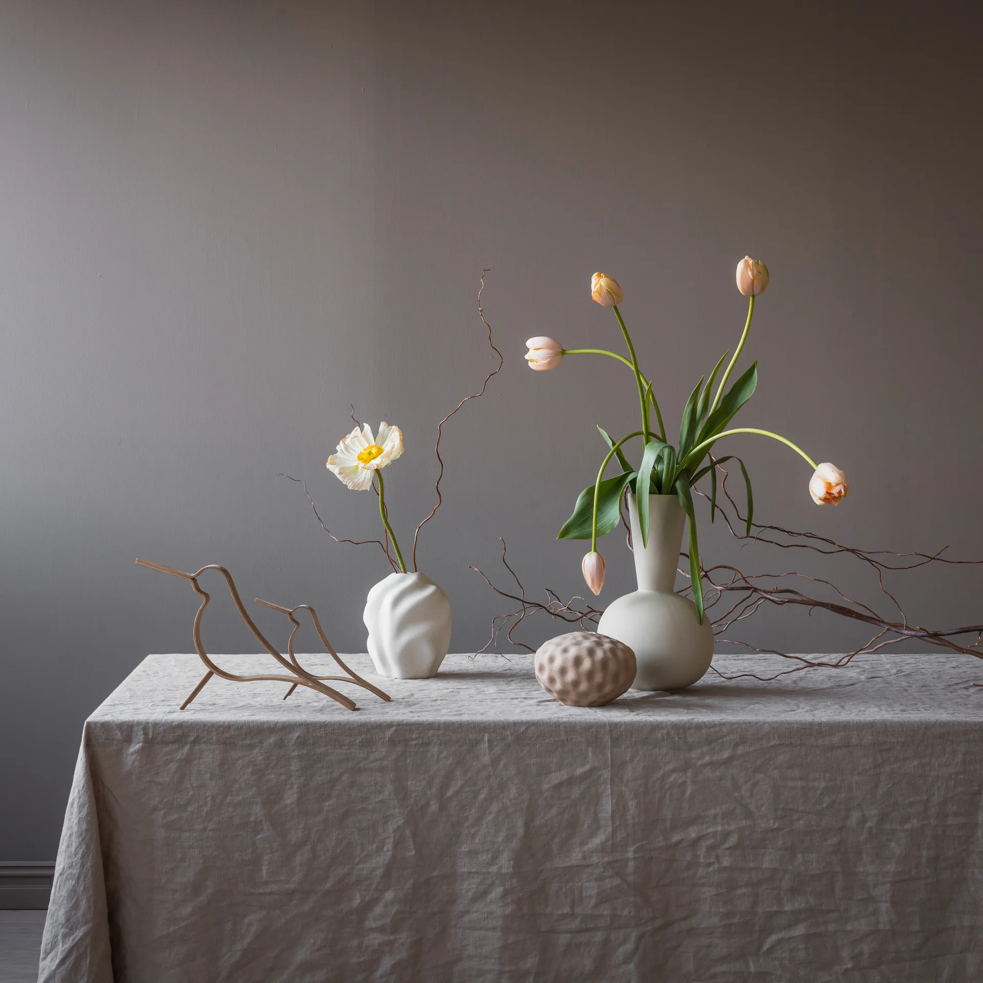 Seedpod vas 10 cm, Walnut Cooee Design