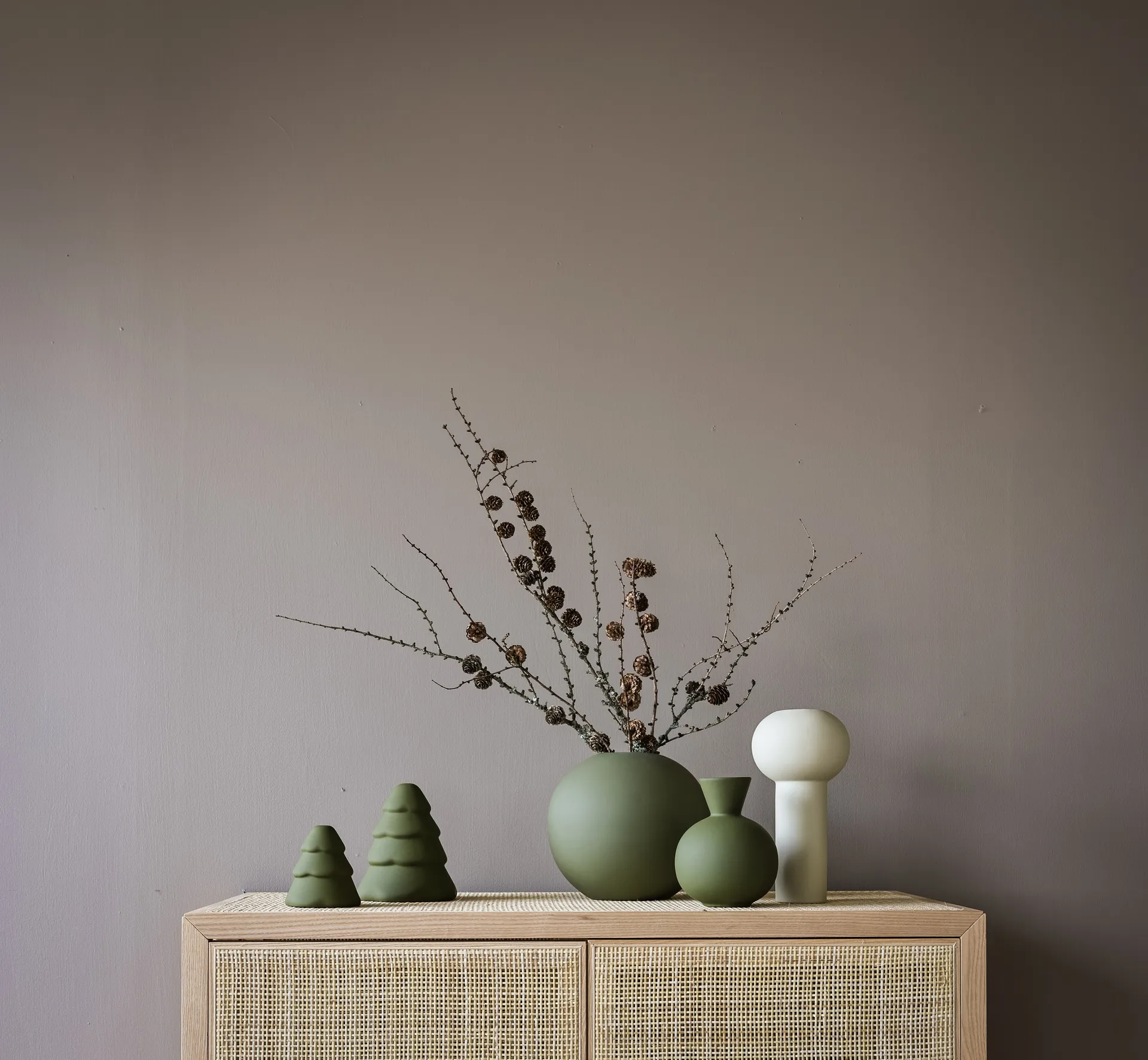 Snowy julgran 10 cm, Olive Cooee Design