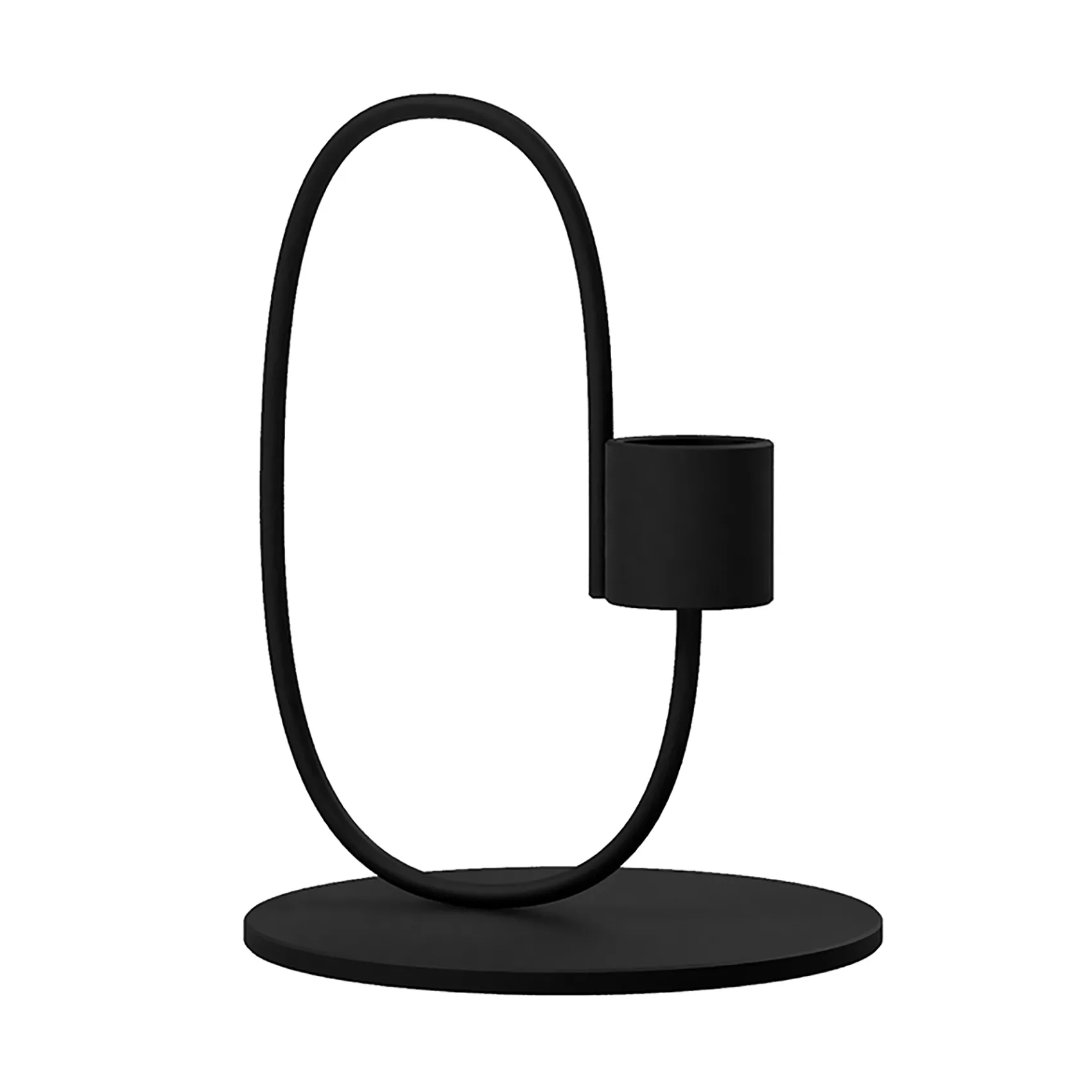 Swoop ljusstake, Svart Cooee Design