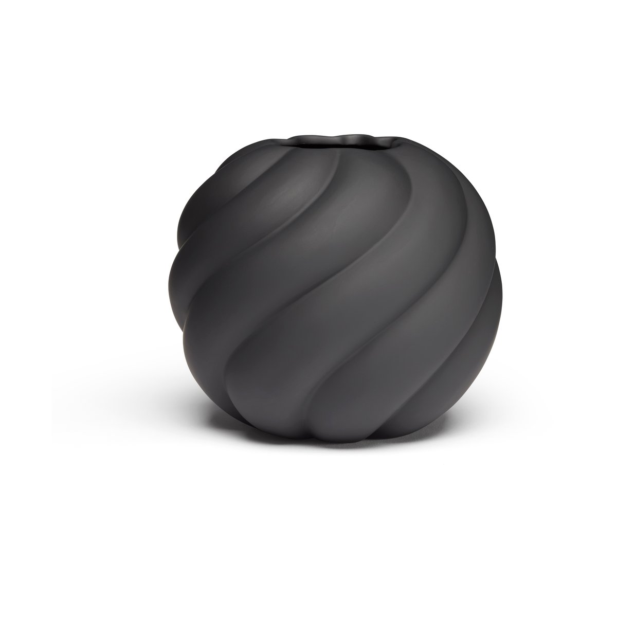 Cooee Design Twist ball vas 12 cm Black | Skandinavisk Design | Vaser | Svart