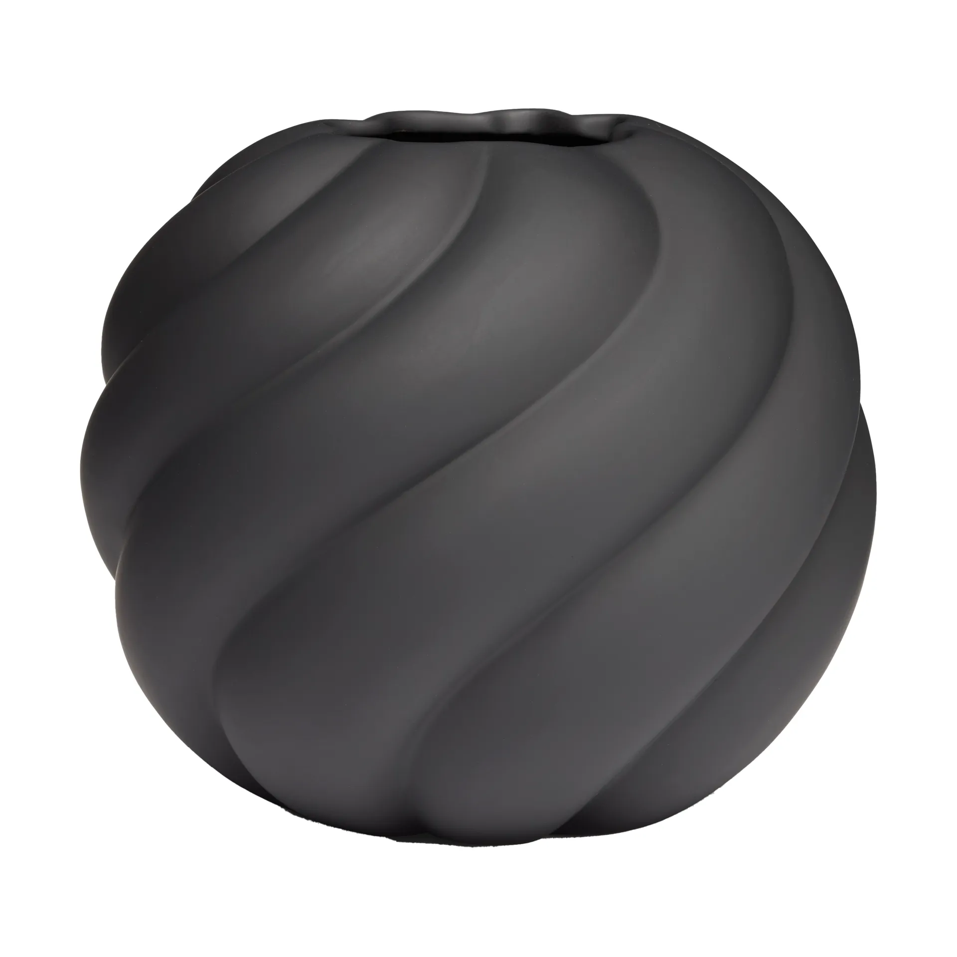 Twist ball vas 20 cm, Black Cooee Design