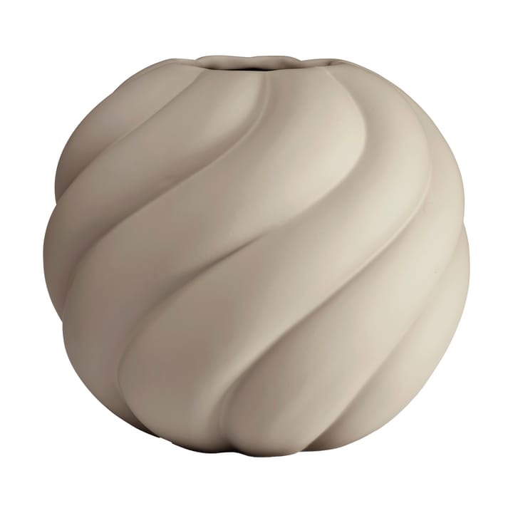 Twist ball vas 20 cm - Sand - Cooee Design