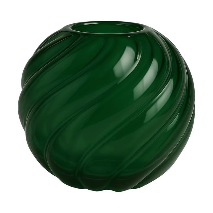 Twist ball vas Ø20x19 cm - Forest green - Cooee Design