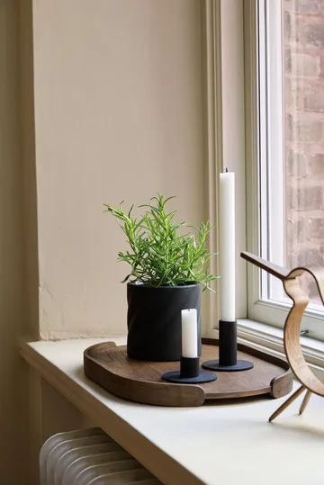 Twist blomkruka - Black, small Ø12 cm - Cooee Design