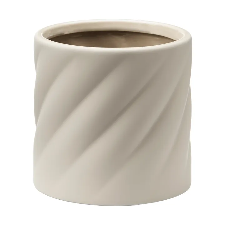 Twist blomkruka - Sand, small Ø12 cm - Cooee Design