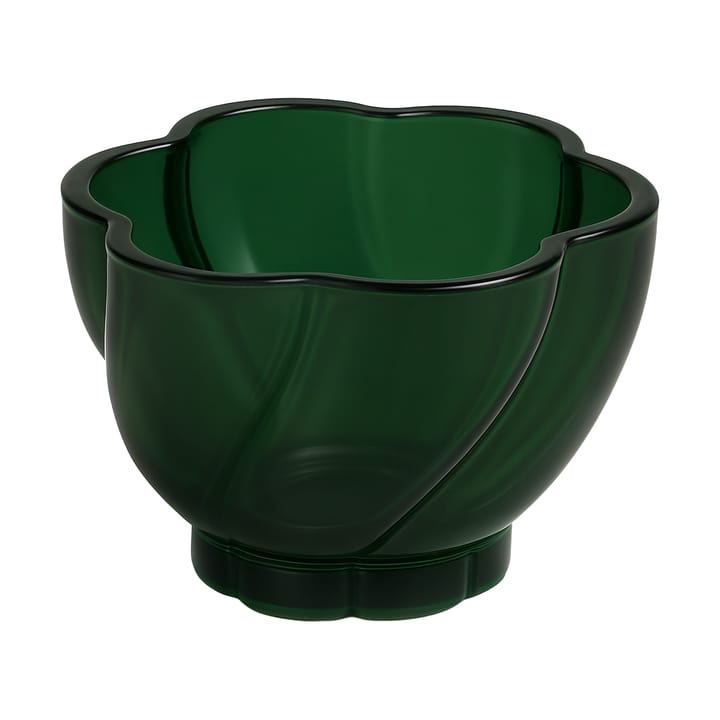 Twist ljuslykta-skål Ø10x5,5 cm - Forest green - Cooee Design