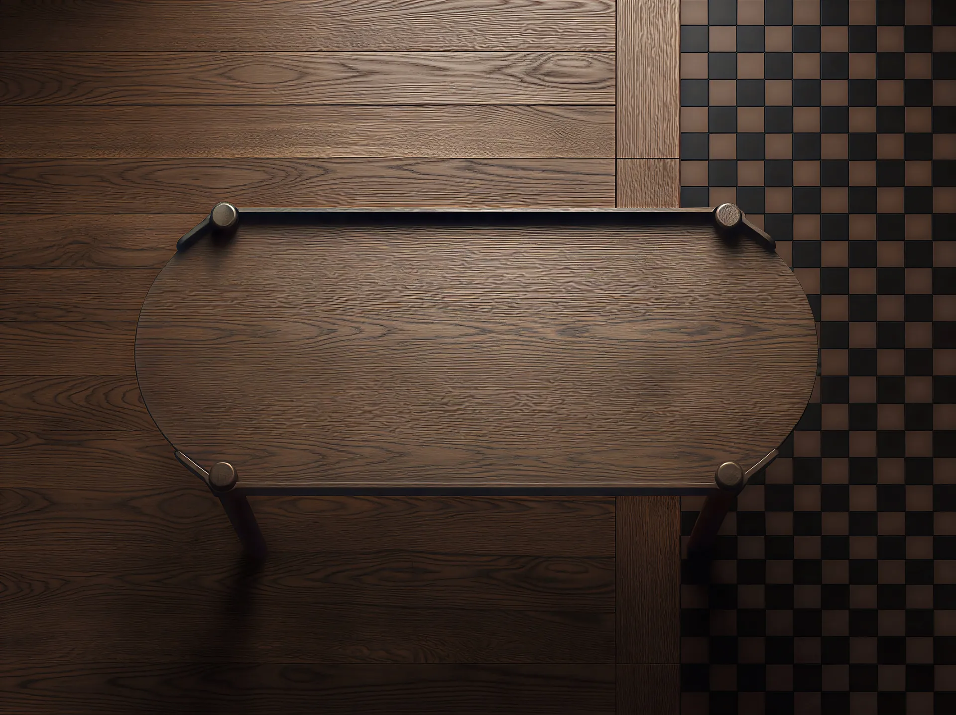 Woody bord 50x105 cm, Mörkbetsad ek Cooee Design