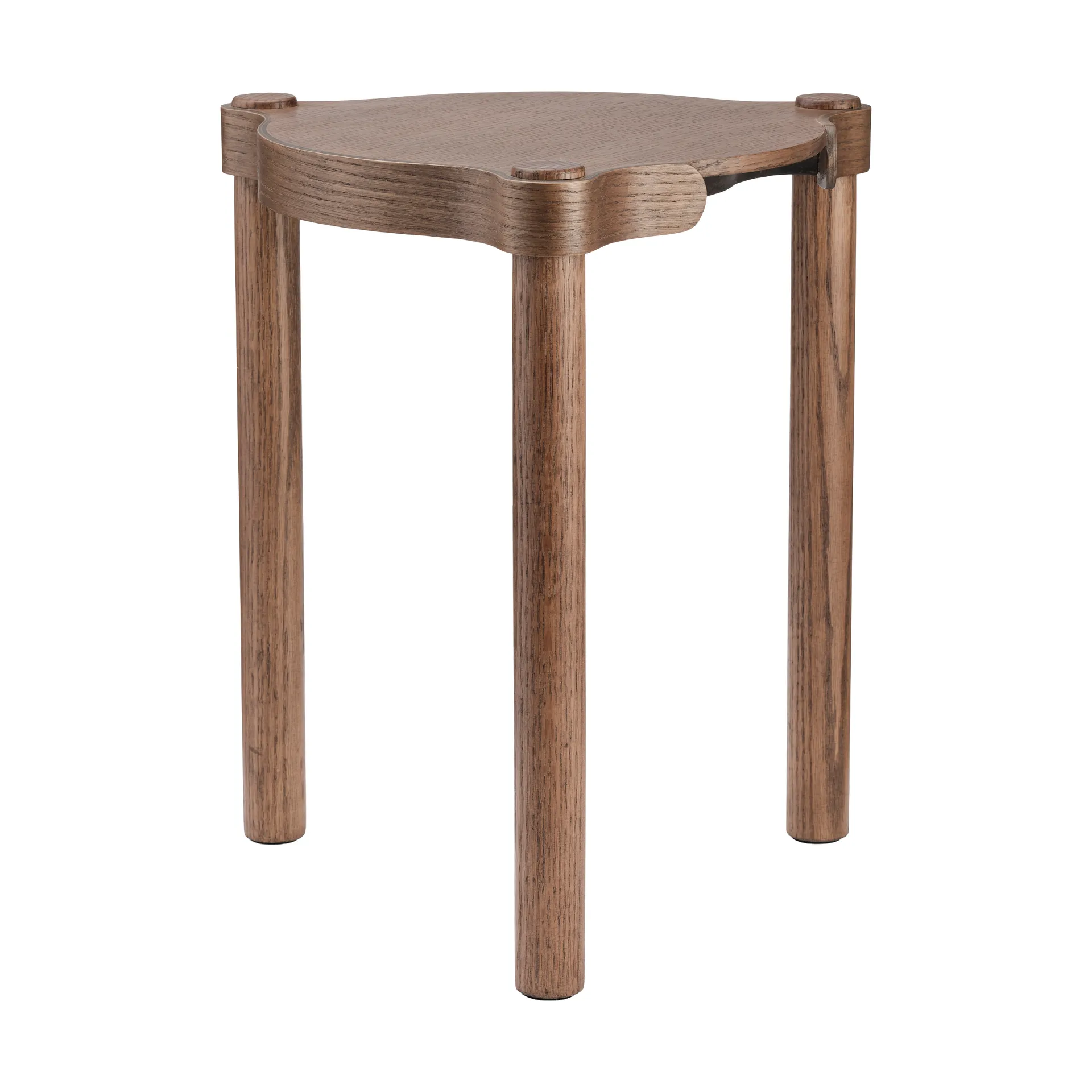 Woody rund pall, Mörk ek, Ø38x46 cm Cooee Design