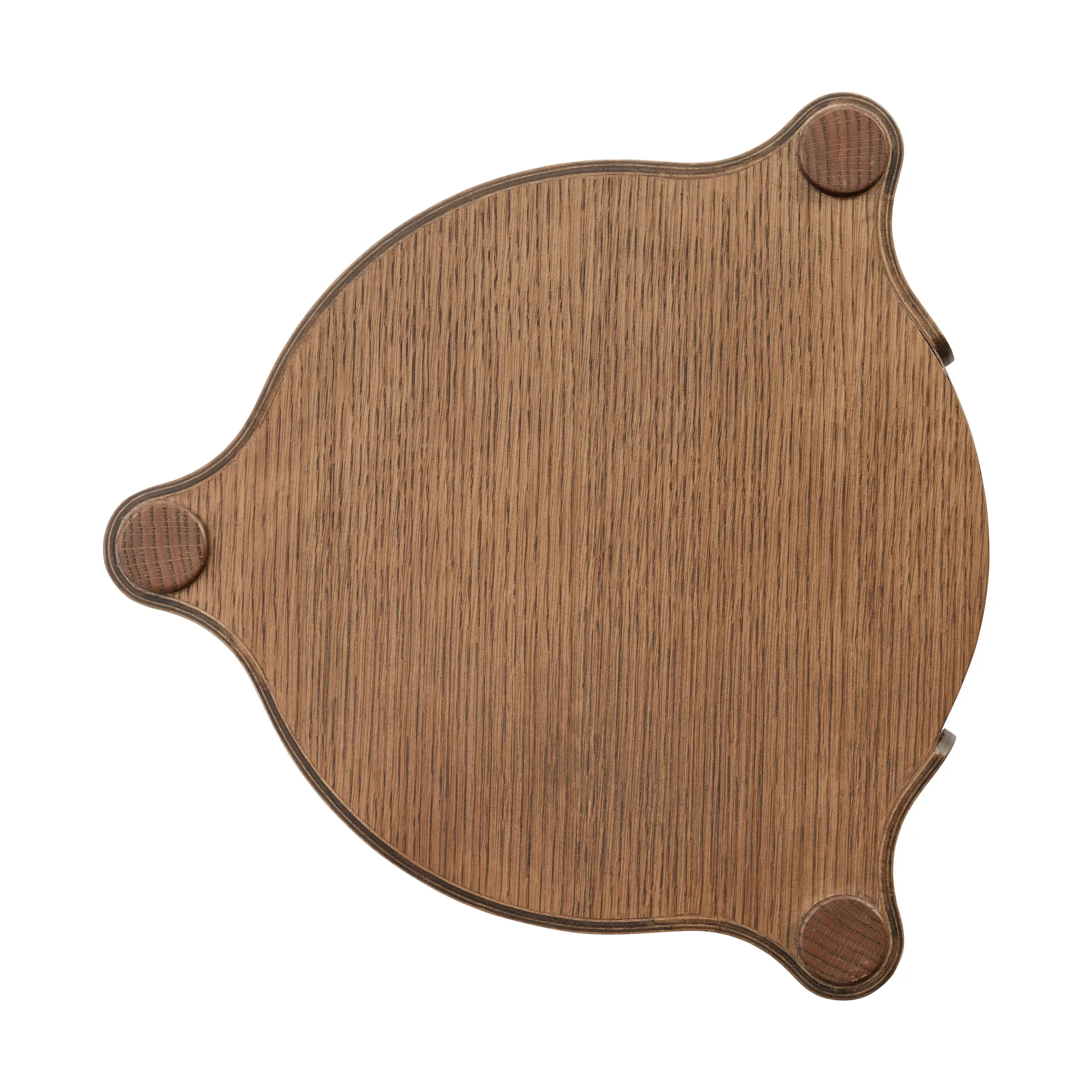 Woody rund pall, Mörk ek, Ø38x46 cm Cooee Design