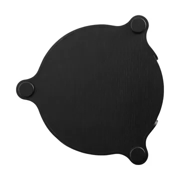 Woody rund pall - Svartbetsad ek, Ø38x46 cm - Cooee Design