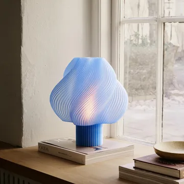 Soft Serve bordslampa - Blueberry sorbet, Grande, 34 cm - Crème Atelier