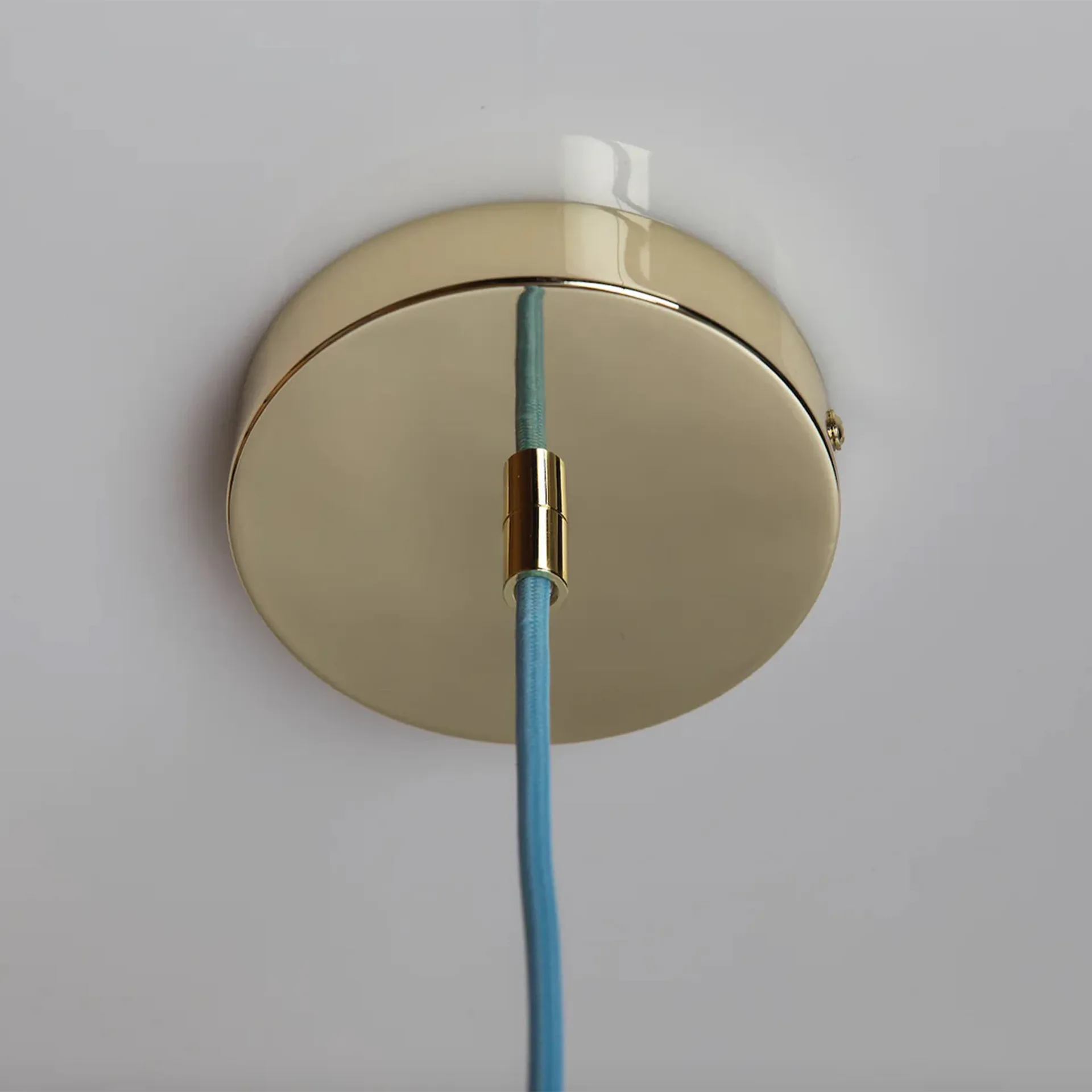 Soft Serve pendel, Blueberry sorbet-brass, 01, 20 cm Crème Atelier