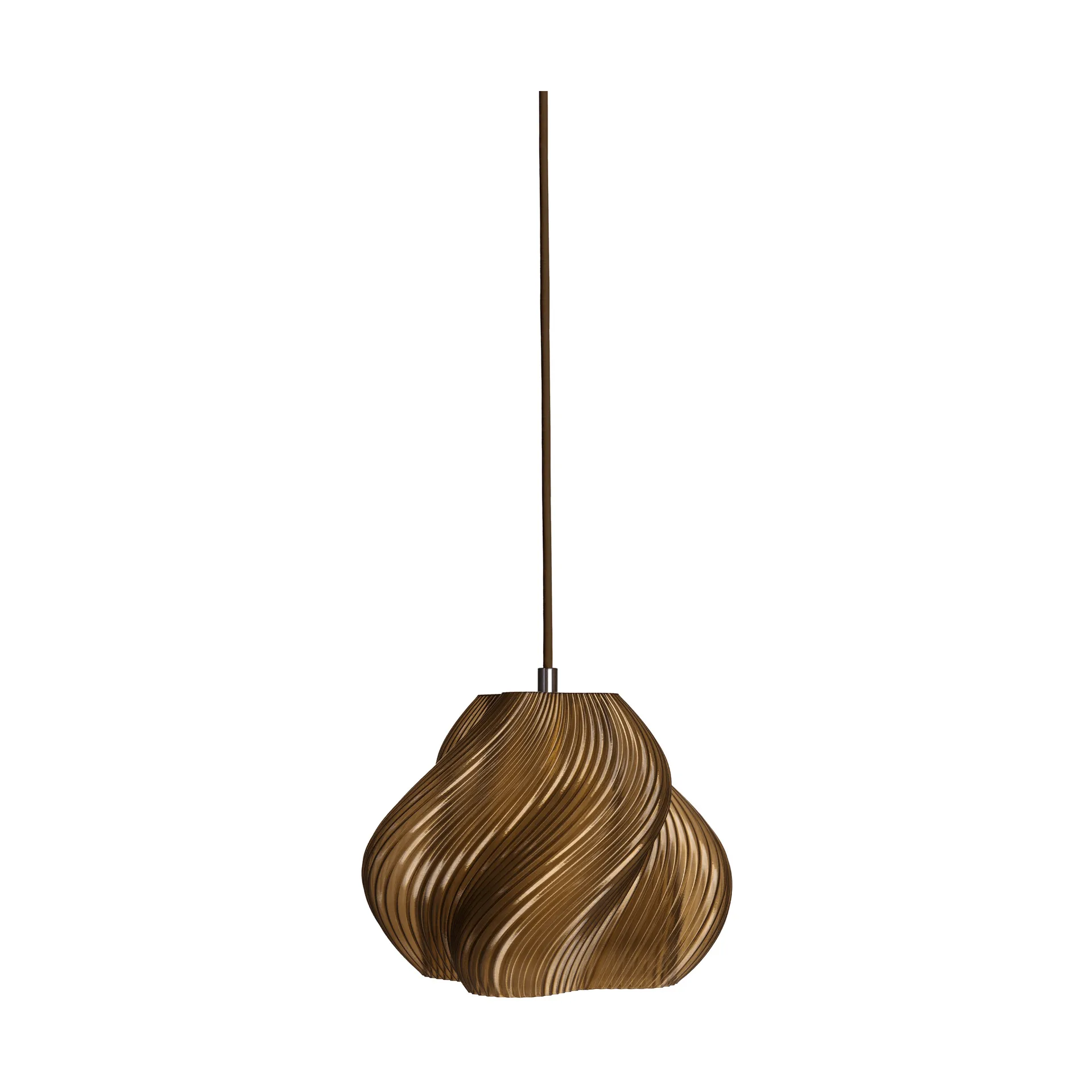 Soft Serve pendel, Caramel-chrome, 01, 20 cm Crème Atelier