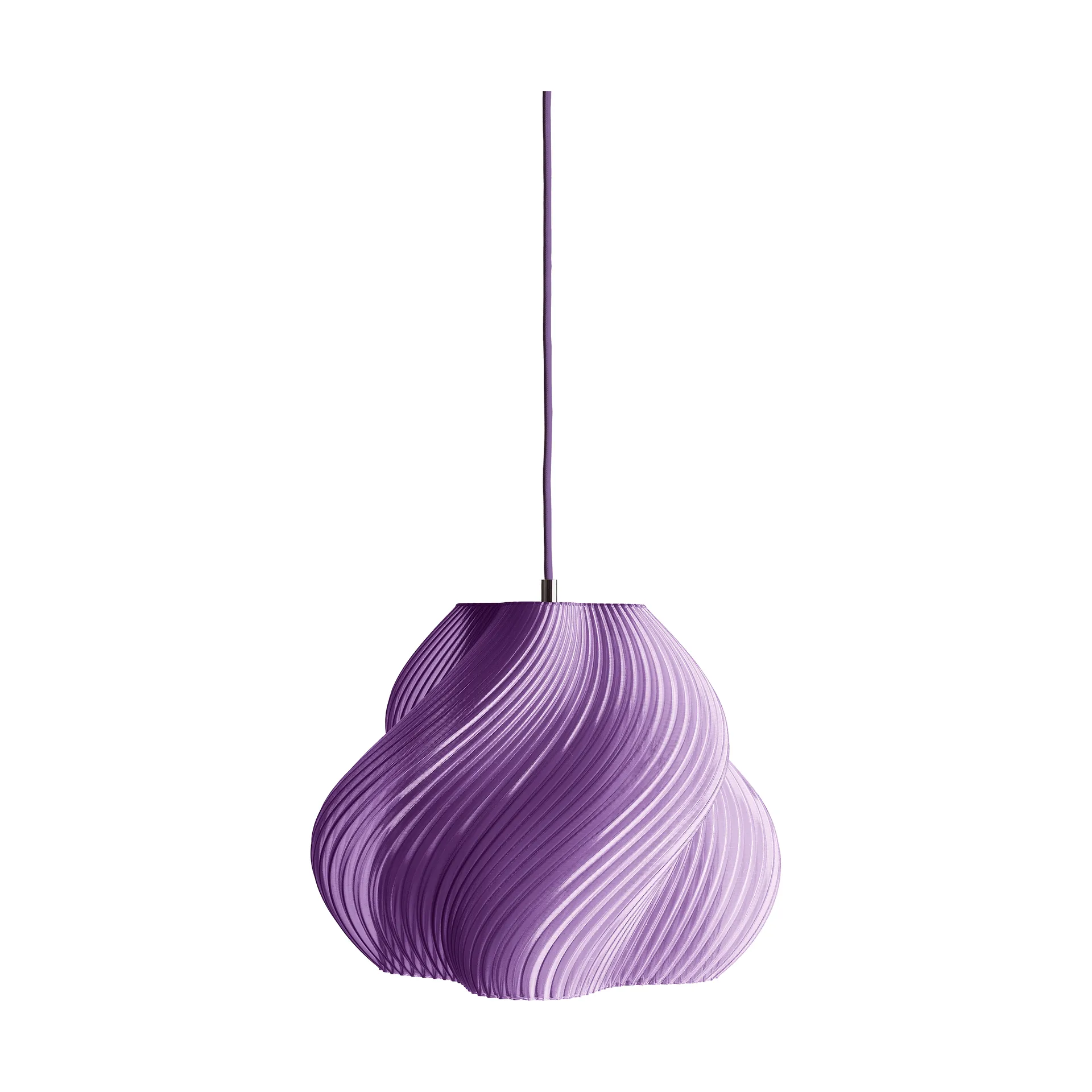 Soft Serve pendel, Lavender sorbet-chrome, 03, 30 cm Crème Atelier