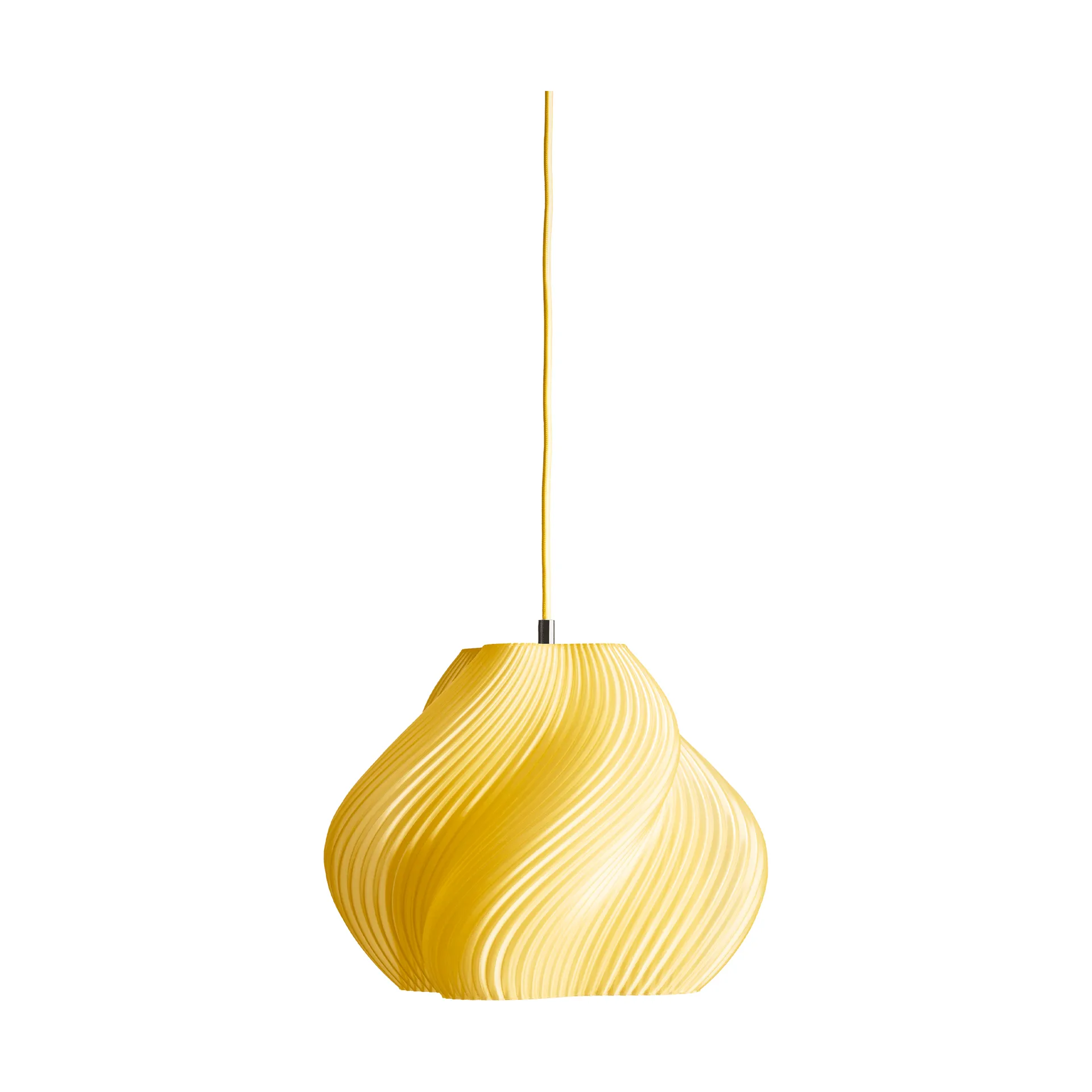 Soft Serve pendel, Limoncello sorbet-brass, 02, 25 cm Crème Atelier