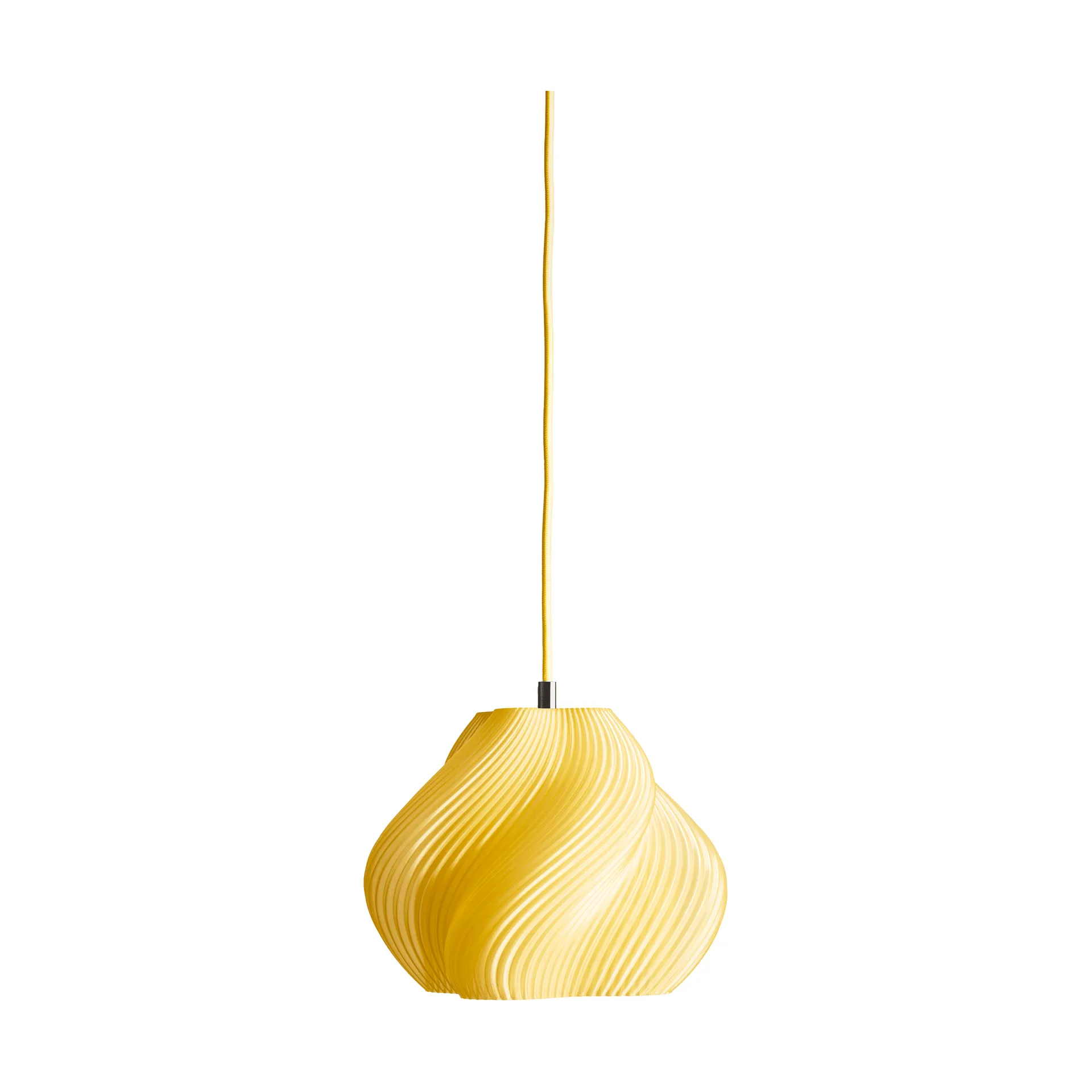 Soft Serve pendel, Limoncello sorbet-chrome, 01, 20 cm Crème Atelier