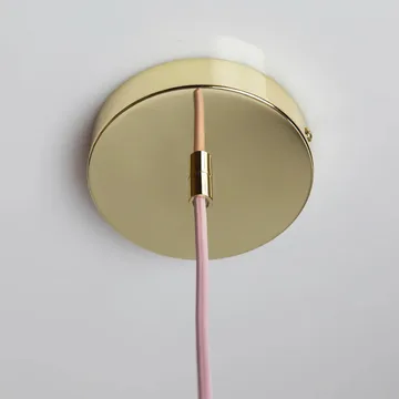 Soft Serve pendel - Rose sorbet-brass, 01, 20 cm - Crème Atelier