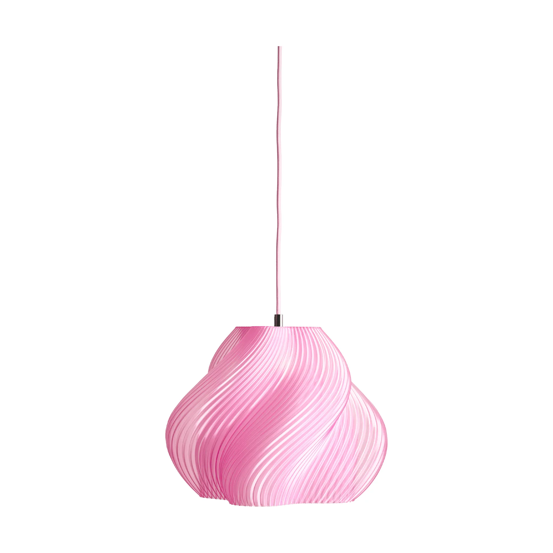Soft Serve pendel, Rose sorbet-chrome, 02, 25 cm Crème Atelier