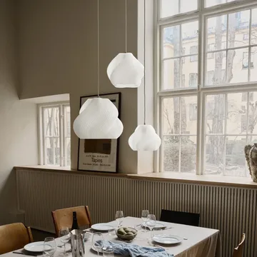 Soft Serve pendel - White-brass, 01, 20 cm - Crème Atelier