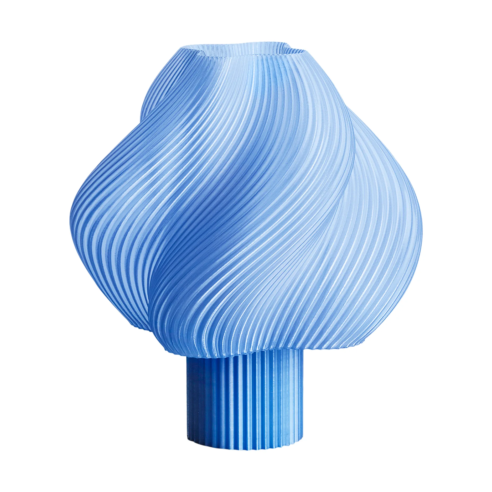 Soft Serve portabel bordslampa, Blueberry sorbet, 23 cm Crème Atelier