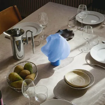 Soft Serve portabel bordslampa - Blueberry sorbet, 23 cm - Crème Atelier