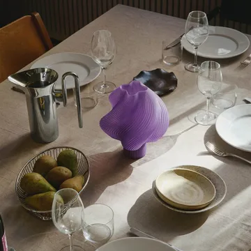 Soft Serve portabel bordslampa - Lavender sorbet, 23 cm - Crème Atelier