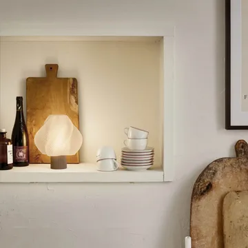 Soft Serve portabel bordslampa - Mocha, 23 cm - Crème Atelier