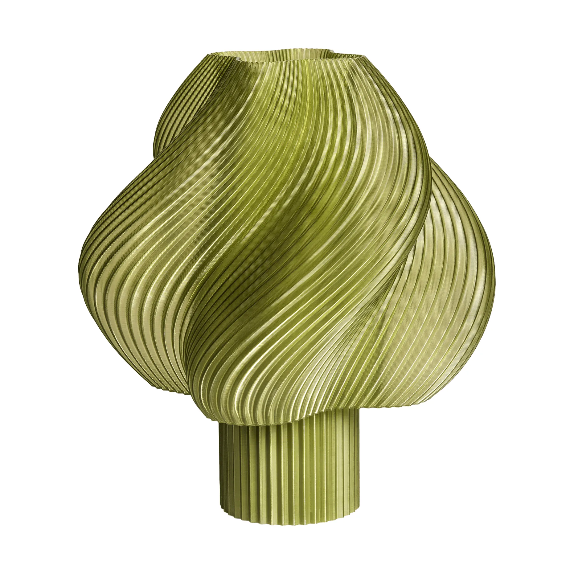 Soft Serve portabel bordslampa, Olive, 23 cm Crème Atelier