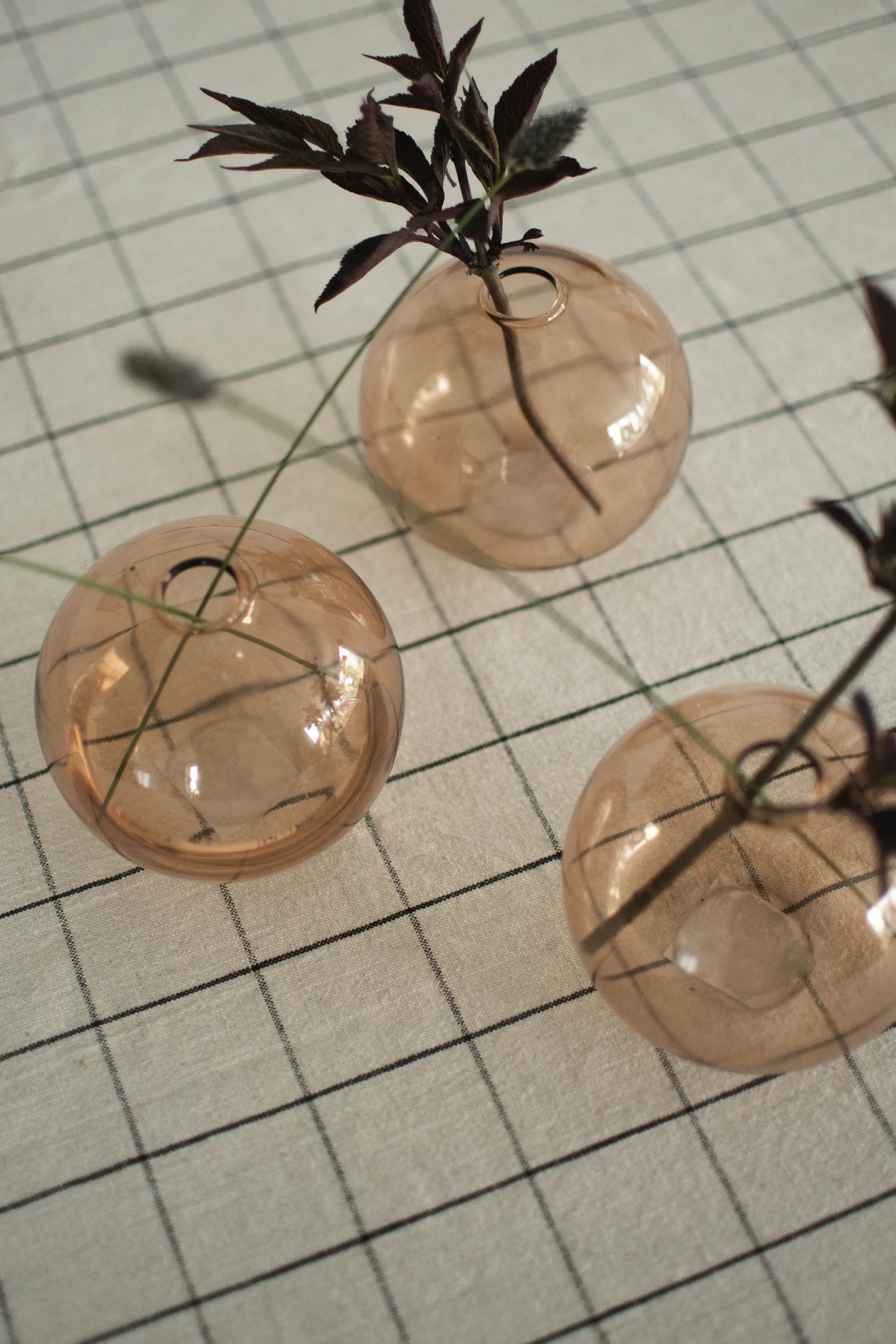 Ball vas Ø10 cm, Beige DBKD