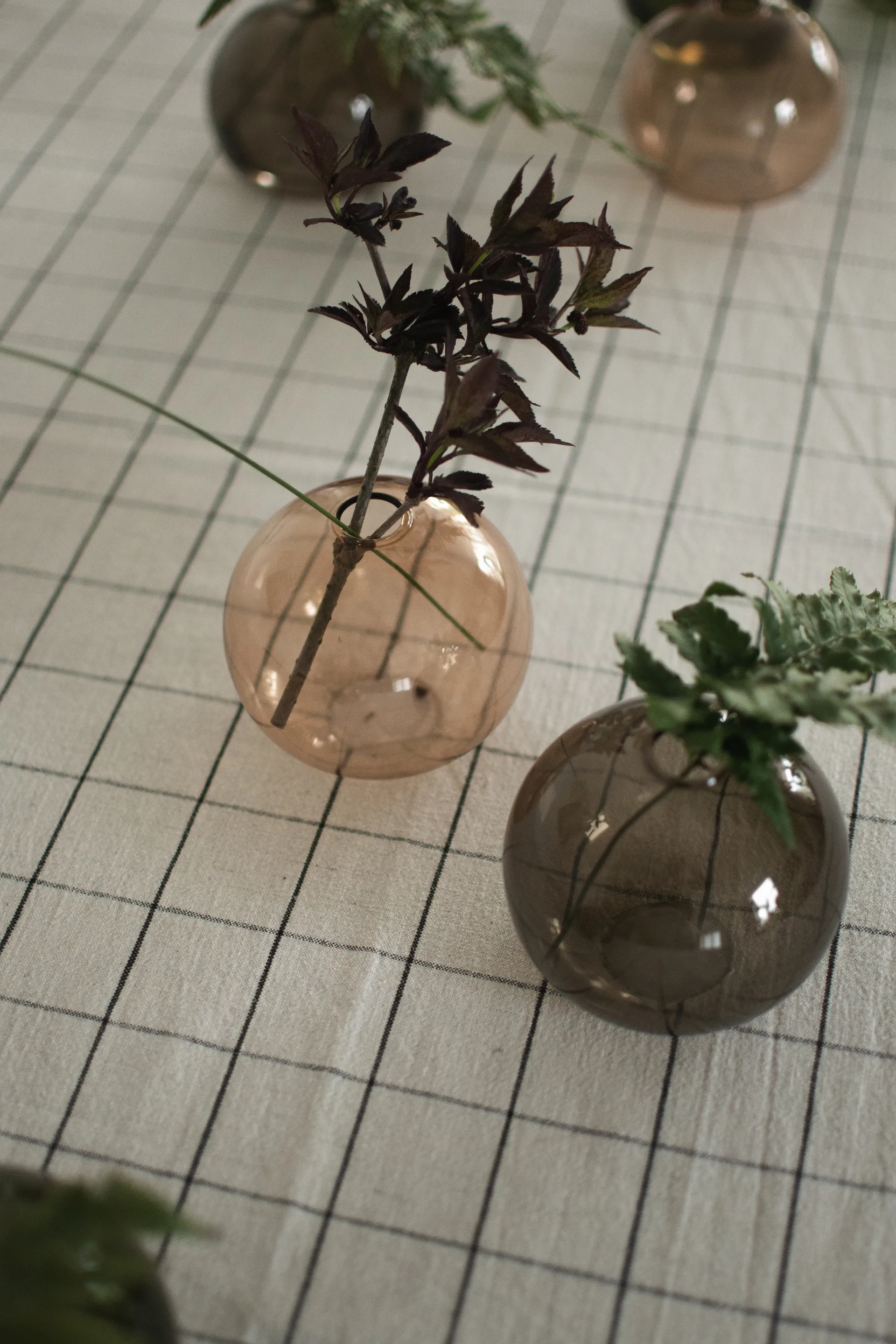 Ball vas Ø10 cm, Beige DBKD