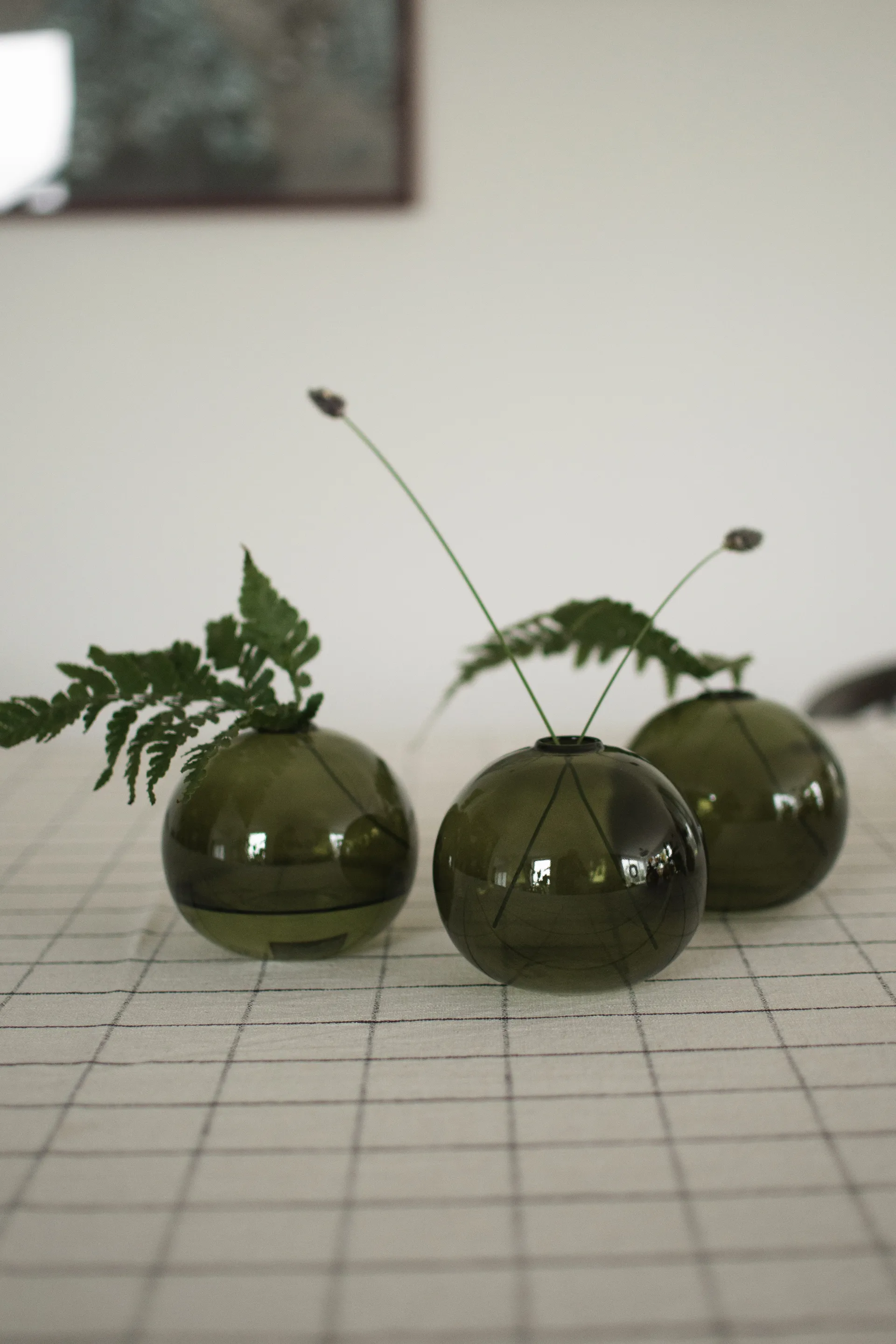 Ball vas Ø10 cm, Green DBKD