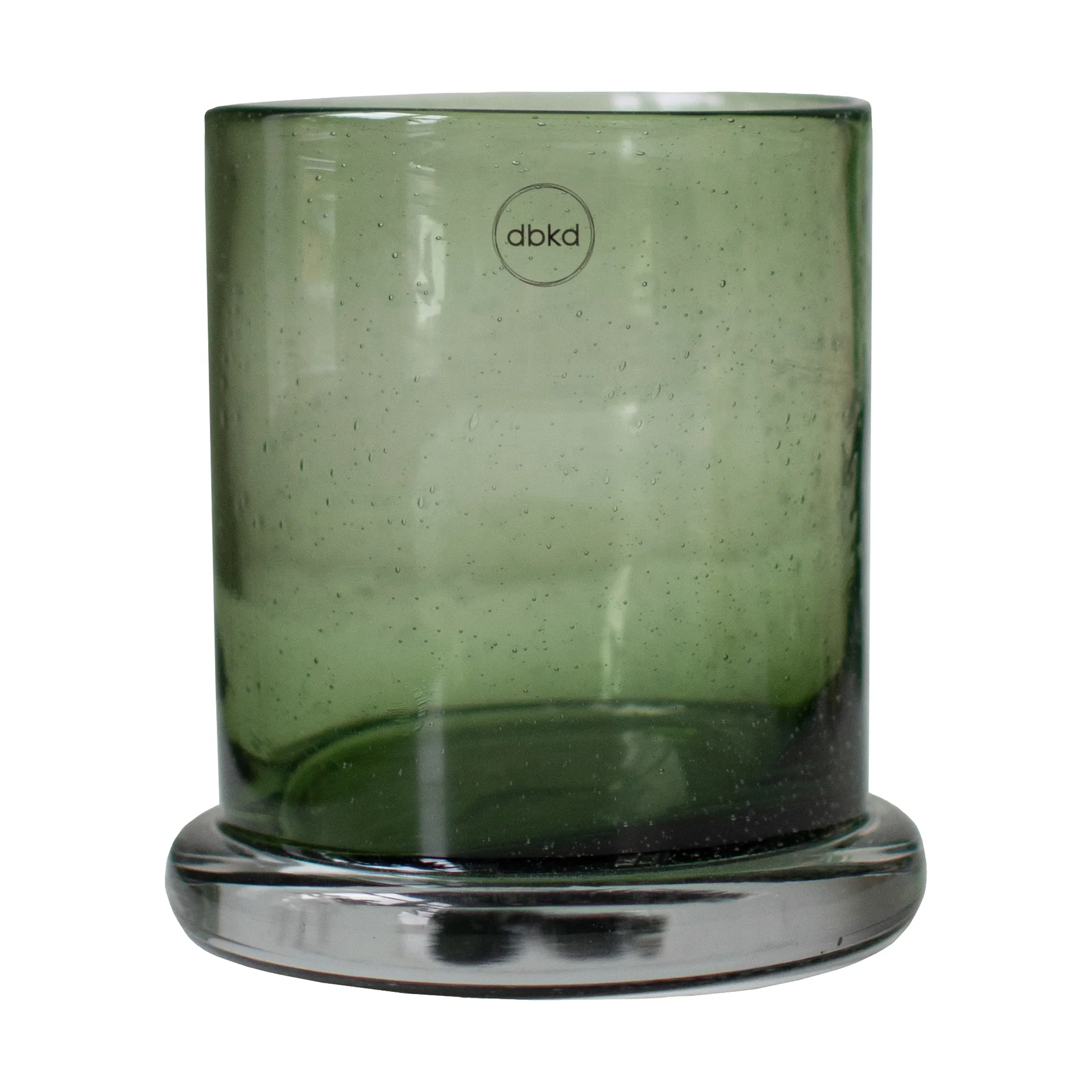 Bubble ljuslykta Ø14 cm, Green DBKD