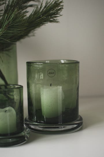 Bubble ljuslykta �Ø14 cm - Green - DBKD