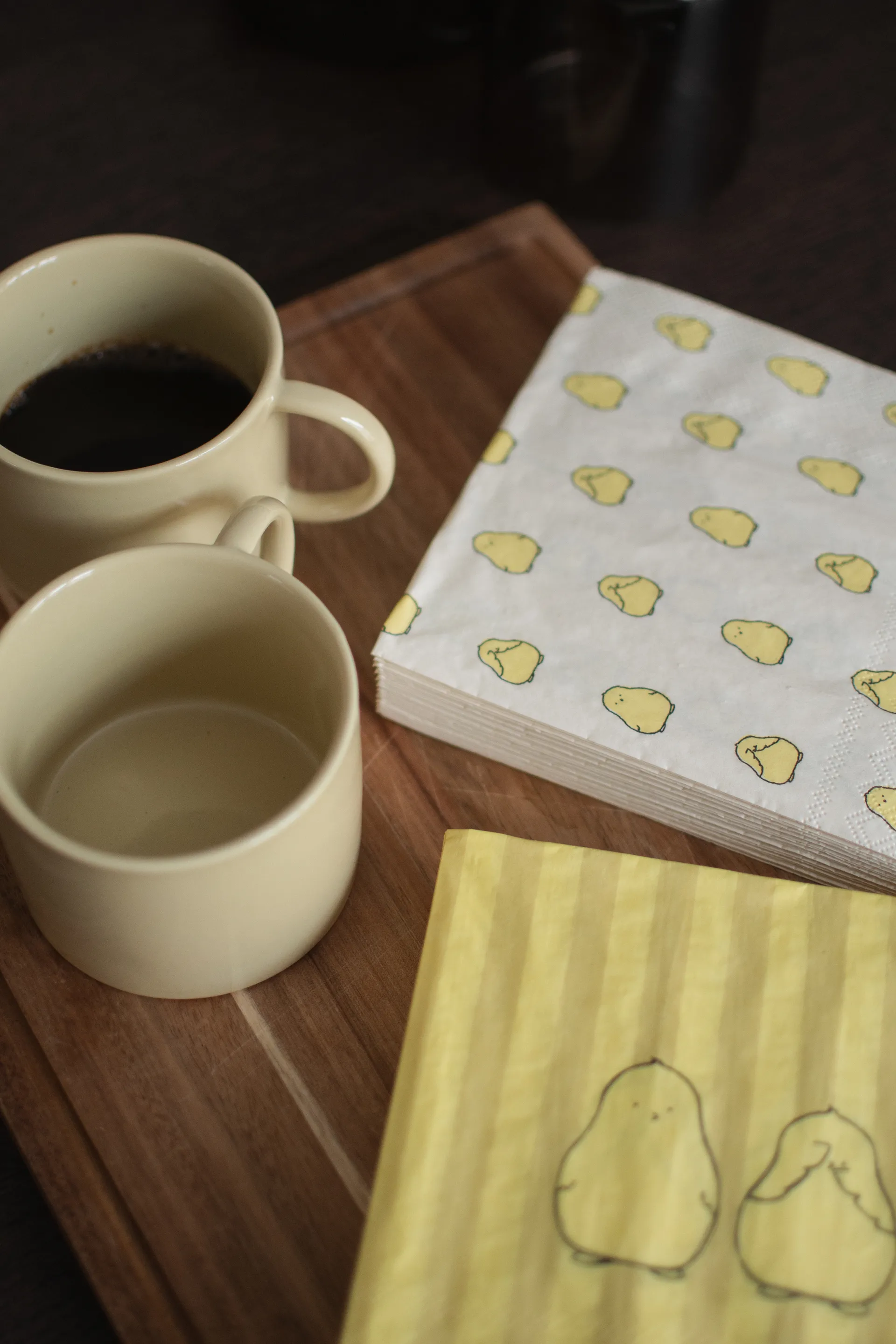 Chubby chicken pappersservett 20-pack, Yellow, 33x33 cm DBKD