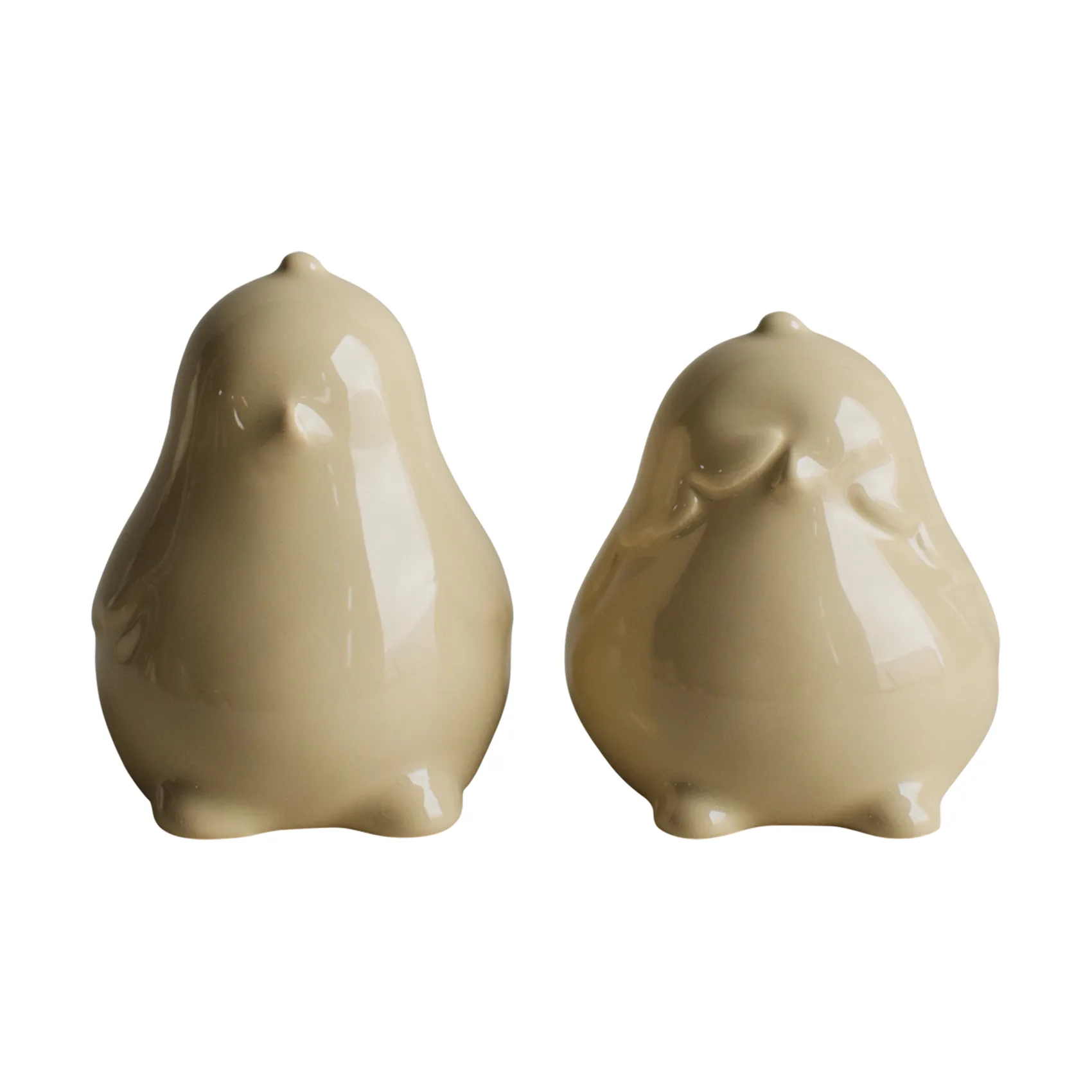 Chubby chicken påskdekoration 2-pack, Shiny yellow DBKD