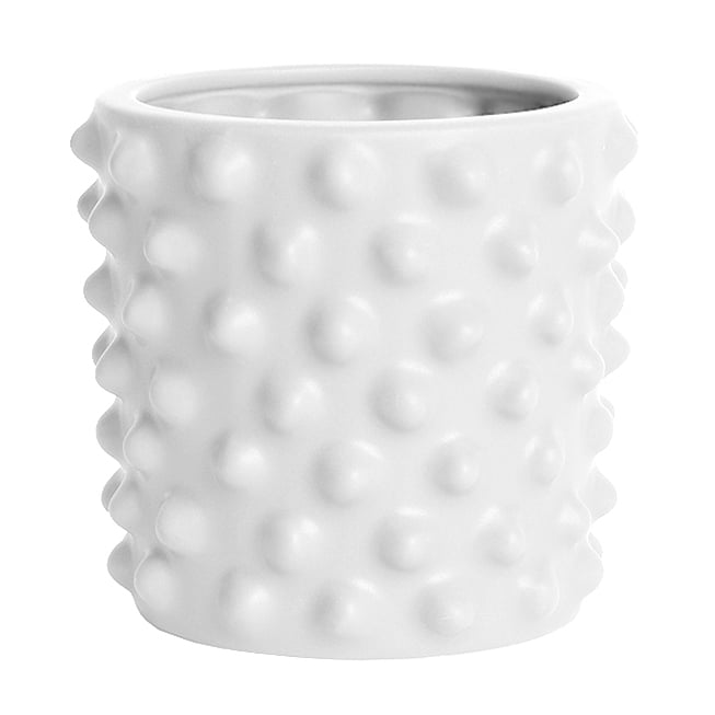 DBKD Cloudy kruka matt vit Mini o14 cm | Skandinavisk Design | Krukor | Vit