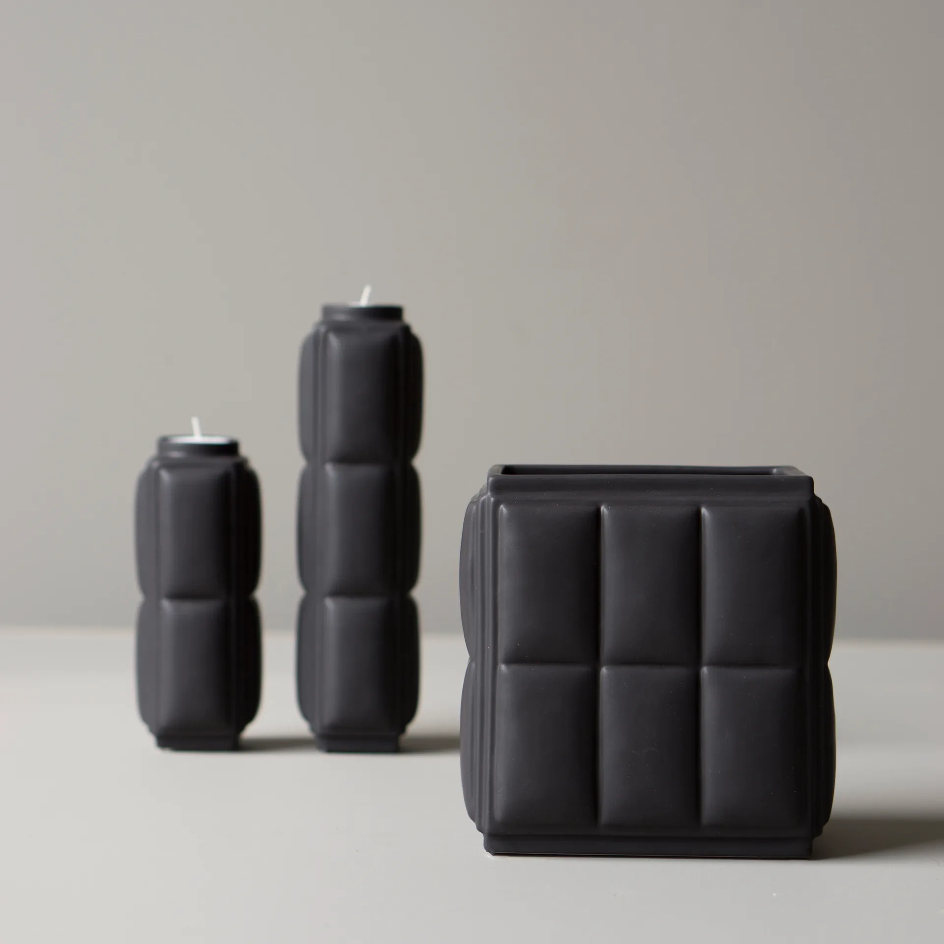 Coxa ljusstake 27 cm, Black DBKD