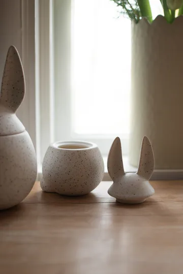 DBKD Eating rabbit skål liten - White dot - DBKD