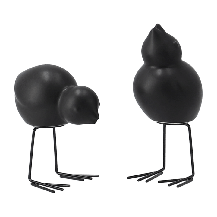 DBKD Swedish Birds påskdekoration 2-pack - Black - DBKD