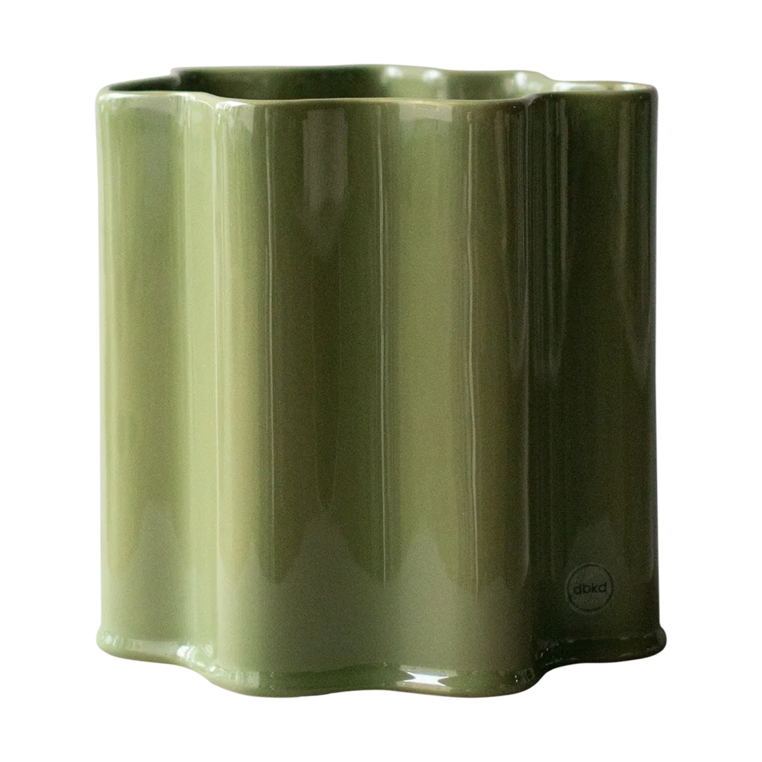 Filter kruka, Shiny green, Ø18 cm DBKD