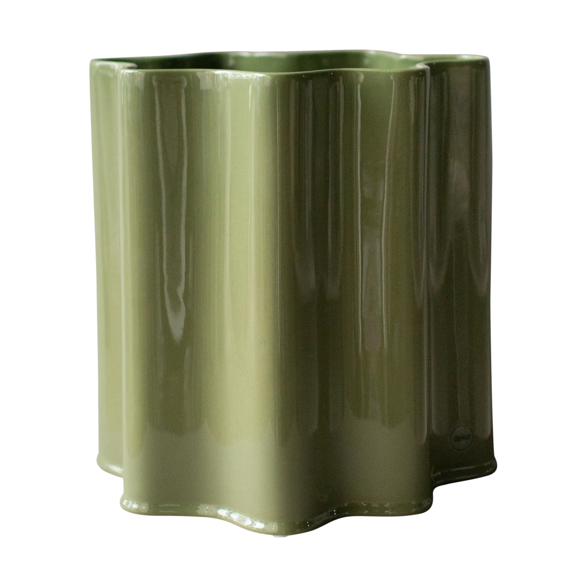 Filter kruka, Shiny green, Ø25 cm DBKD