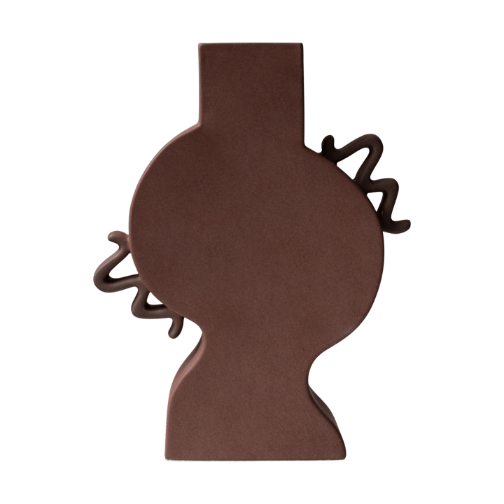 Flat vas 33 cm - Brown - DBKD