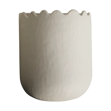 Flowery väggkruka 19 cm - Creme - DBKD