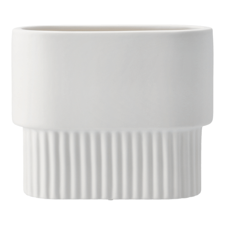Front kruka oval låg, White DBKD
