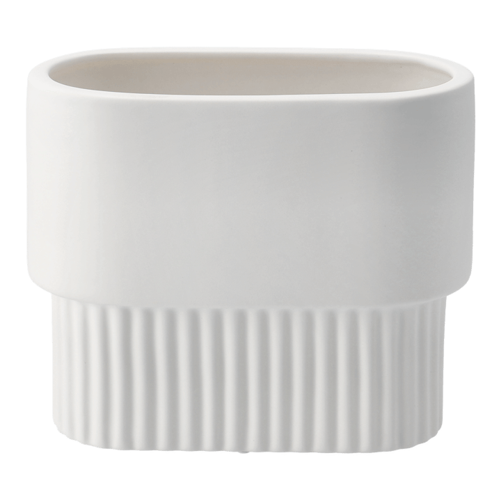 Front kruka oval låg, White DBKD