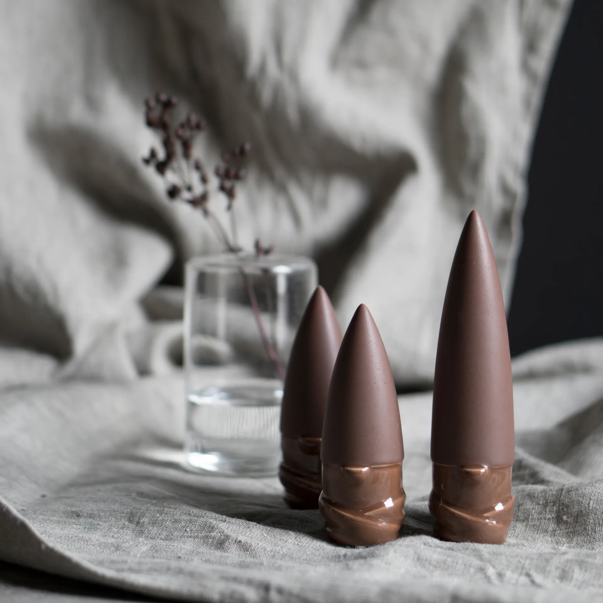 Frozen Santa juldekoration mellan, Maroon DBKD