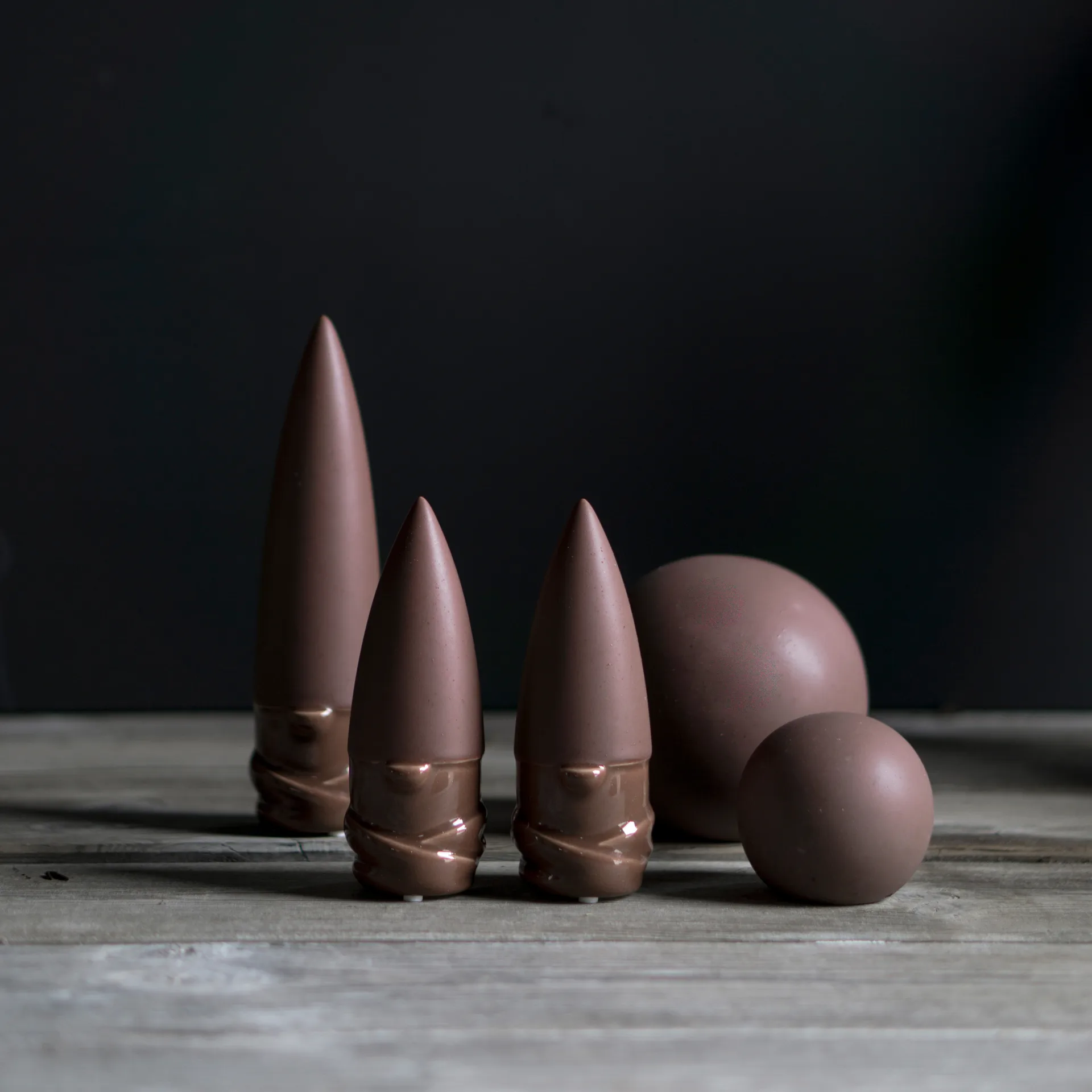 Frozen Santa juldekoration mellan, Maroon DBKD